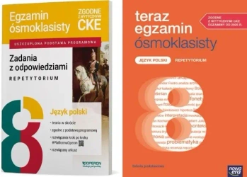 J. polski SP. Klasa 8. Pakiet: Teraz egzamin ósmoklasisty. Repetytorium/ - Opracowanie zbiorowe