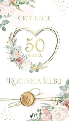 Karnet Rocznica Ślubu 50 - Armin Style