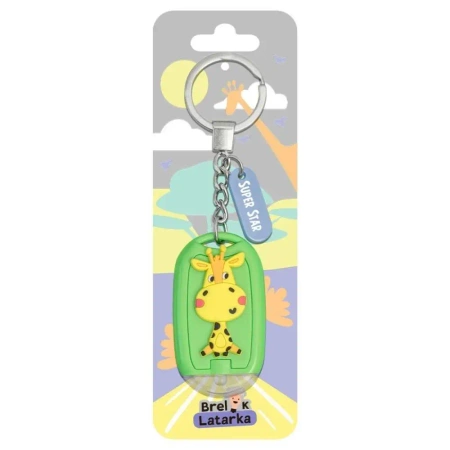 Brelok 3D z latarką - Super Star - Be-Happy Gifts