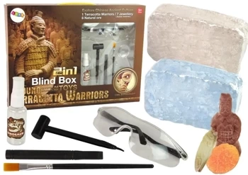 Zestaw archeologiczny 2w1 kryształy - Leantoys