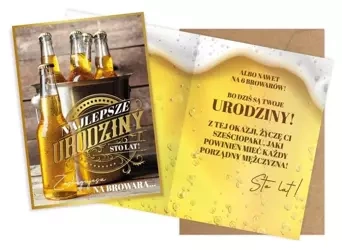 Karnet V Urodziny - Kukartka