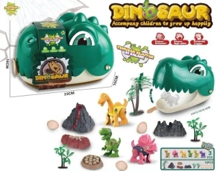 Głowa dinozaura z akcesoriami - Merkpol