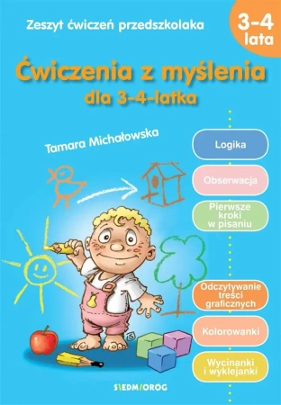 Ćwiczenia z myślenia dla 3-4 latka w.2020 - Tamara Michałowska
