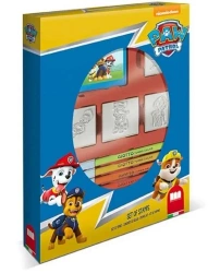 Psi Patrol - pieczątki box 4szt - Multiprint