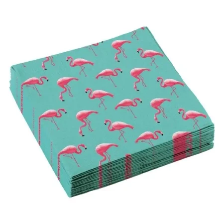 Serwetki flamingi 33x33cm 20szt - Amscan