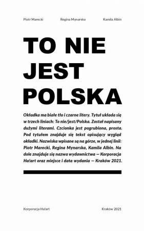 To nie jest Polska - Piotr Marecki, Regina Mynarska, Kamila Albin