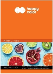 Blok do akrylu A4/10K HAPPY COLOR - GDD