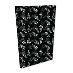 Notes A5 kratka Soft Touch Kwiaty w gronach - Bee-bee