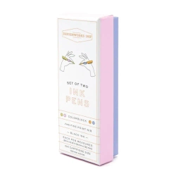 Zestaw 2 długopisów Lilac&Cornflower w pudełku - Designworks Ink