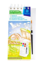 Zestaw do malowania z farbami 20kol + pędzel mix - ASTRA papiernicze