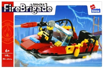 Klocki Konstrukcyjne 118 ElementÓw StraŻ PoŻarna Alleblox 492813