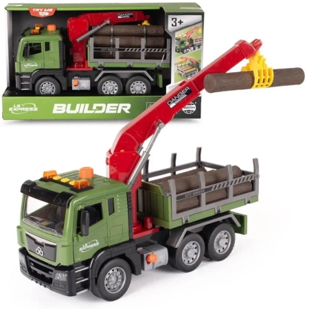 Ciężarówka z HDS do drewna ze światłem i dźwiękiem - Lena