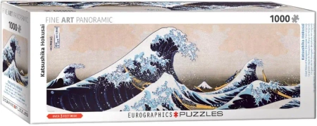 Puzzle 1000 Panoramic Great Wave of Kanagawa 6010-5487 - Eurographics