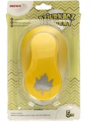 Dziurkacz ozdobny - Liść 5cm MIX - Brewis