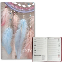 Kalendarz 2026 A6 tygodniowy Łapacze Pastel - EV-Corp