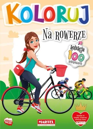 Koloruj - Na rowerze - praca zbiorowa
