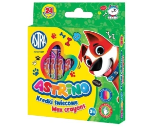 Kredki świecowe 24 kolory Astrino ASTRA - ASTRA papiernicze