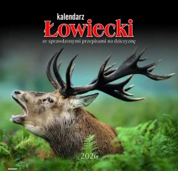 Kalendarz 2026 ścienny albumowy 30x30cm Łowiecki - AVANTI