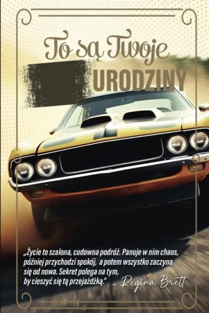 Karnet Urodzinowy z wymiennymi cyframi - YEKU