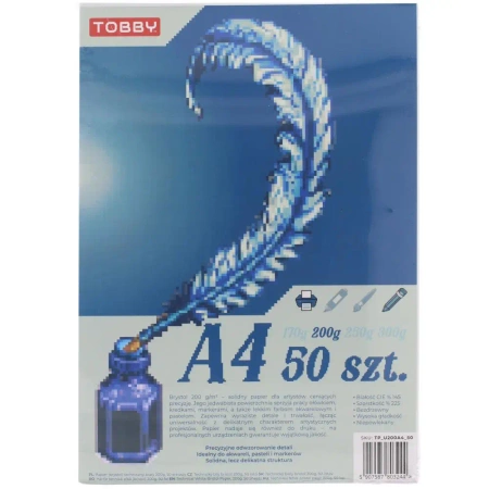 Brystol A4 200g 50 ark - Tobby