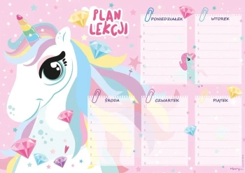 Plan lekcji A5 - Jednorożec - Henry