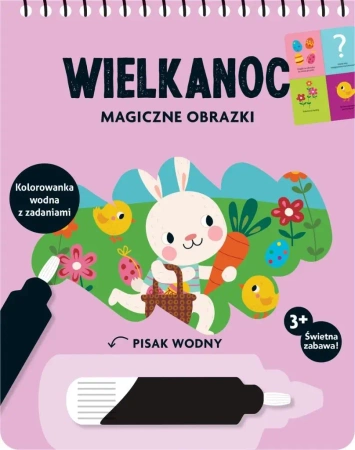 Wielkanoc. Magiczne obrazki. Kolorowanka wodna... - Katarzyna Łączyńska
