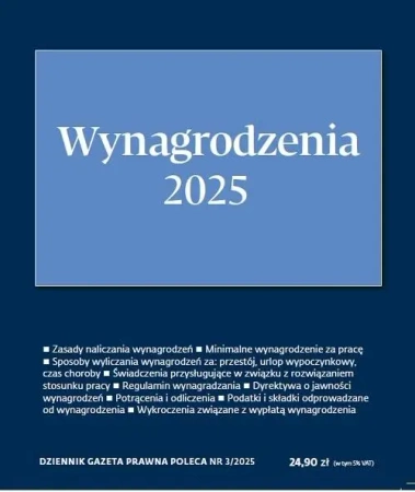 Wynagrodzenia 2025 DGP Poleca 3/2025 - praca zbiorowa