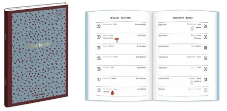 Kalendarz szkolny zeszytowy 25/26 B6/48K Spots - INTERDRUK