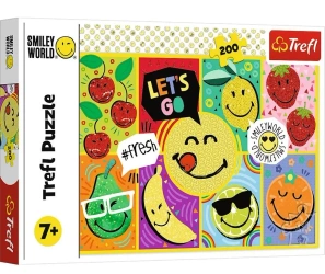 Puzzle 200 Wesoły Smiley - Trefl