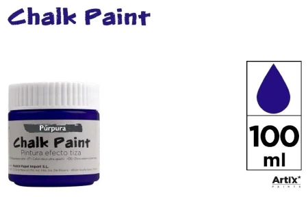 Farba kredowa 100ml purpurowa (6szt) - Artix