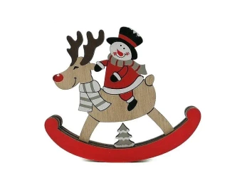 Bałwanek drewniany 10x9cm - ADAR