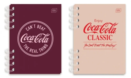 Notes na spirali 80K kratka Coca Cola (10szt) - INTERDRUK