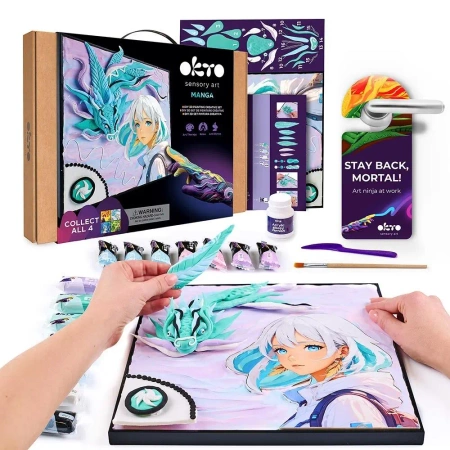 Malowanie 3D Manga 30x40cm Powietrze - Okto