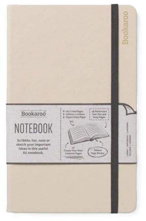 Bookaroo Notatnik Journal A5 - Kremowy - IF