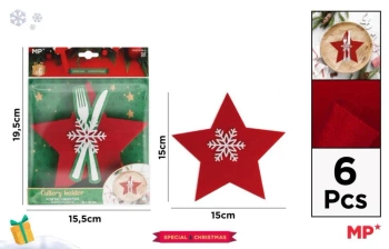 Podkładka na sztuśce świąteczna - gwiazdka - MP Main Paper