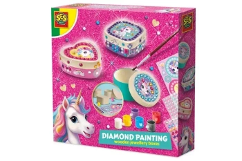 Jednorożec diamentowe malowanie na biżuterię - SES