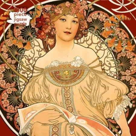 Puzzle 1000 Rozmarzenie Alfons Mucha - Flame Tree