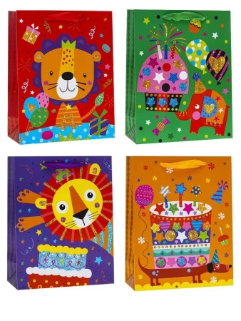 Torebka ozdobna 18x23x8cm mix ROZETTE