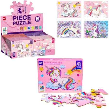 Puzzle jednorożec 24el MIX - Trifox