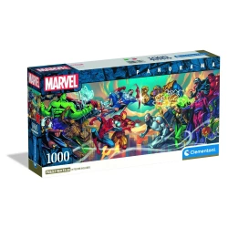 Puzzle 1000 Panorama Compact Marvel Heroes - Clementoni
