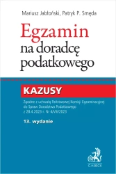 Egzamin na doradcę podatkowego. Kazusy - Mariusz Jabłoński, Patryk Piotr Smęda