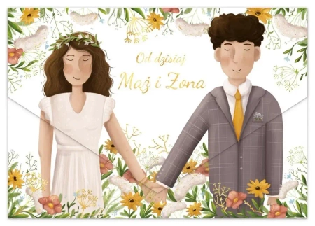 Karnet A5 ślub para młoda boho - Henry