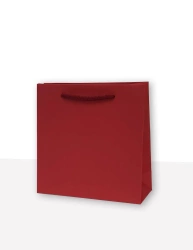 Torebki prezentowe jednobarwna CD bordo 10 sztuk - MER PLUS