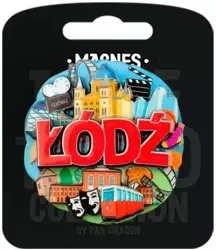 Magnes I love Poland Łódź ILP-MAG-C-LOD-01 - Pan Dragon