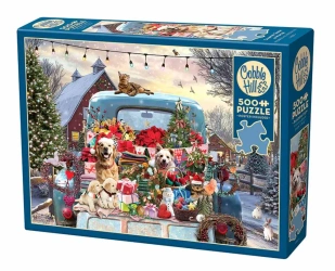 Puzzle 500 Zimowa przejażdżka 113769 - Cobble Hill