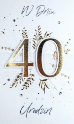 Karnet Urodziny 40 - Armin Style