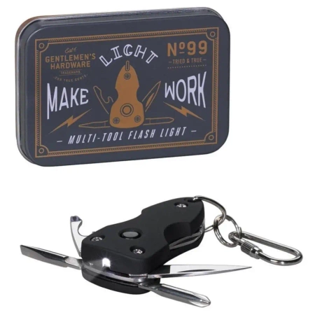 Multitool kieszonkowy z latarką - Gentlemen's Hardware