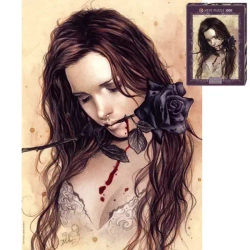 Czarna róża. Puzzle 1000 elementów