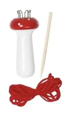 Drewniany grzybek do wyplatania - Goki