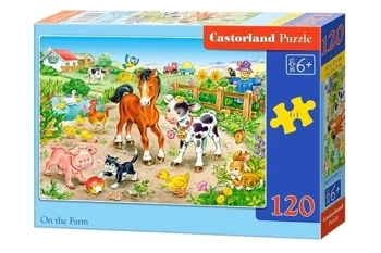 Puzzle 120 On the farm CASTOR - Castorland